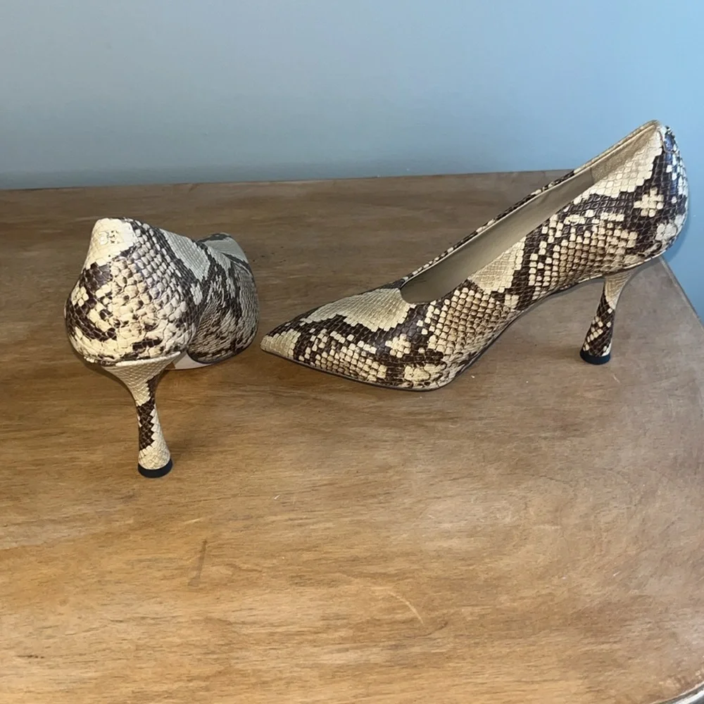 Sam Edelman Hilton Python Embossed Pumps Size 7